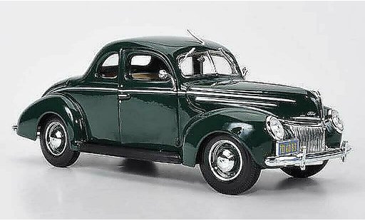 Ford Deluxe Coupe 1/18 Maisto Tudor verde 1939 coche miniatura