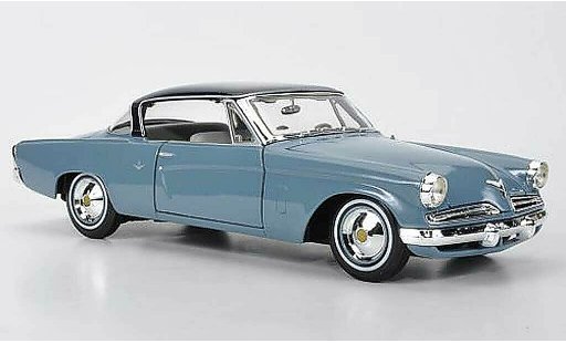 Studebaker Starliner 1953 1/18 Maisto gris/azul coche miniatura