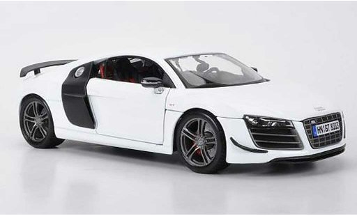 Audi R8 gt 1/18 Maisto blanco/Carbonoptik coche miniatura
