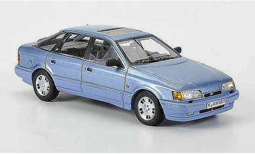 Ford Scorpio Berline 1/43 Neo MKI azul 1985 coche miniatura