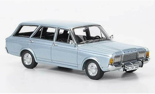 Ford Taunus 17M P7 1/43 Neo (P7b) Tunier azul limitada edition coche miniatura