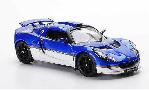 Lotus Exige Sprint 1/43 IXO azul/blanco LHD 2006 coche miniatura