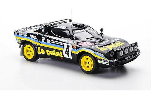Lancia Stratos Rallye 1/43 IXO Rally HF No.4 le point B.Darniche / A.Mah? Rally Monte Carlo 1981 coche miniatura