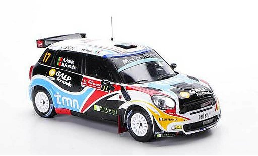 Mini Countryman JCW 1/43 IXO No.17 A.Araujo / M.Ramalho Rally Portugal 2011 coche miniatura