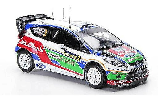 Ford Fiesta WRC 1/43 IXO No.3 M.Hirvonen / J.Lehtinen Rally Suecia 2011 coche miniatura