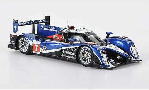 Peugeot 908 2011 1/43 Spark No.7 Playstation S.Bourdais/A.Davidson ILMC Zhuhai coche miniatura