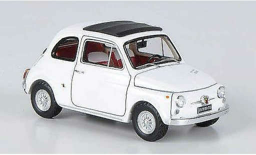 Fiat 595 Abarth 1/43 Spark SS blanco 1966 coche miniatura