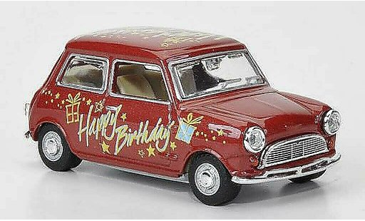 Austin Mini cooper 1/43 Oxford Happy Birthday 1966 coche miniatura