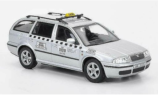 Skoda Octavia Combi 1/43 Abrex TAXI gris coche miniatura