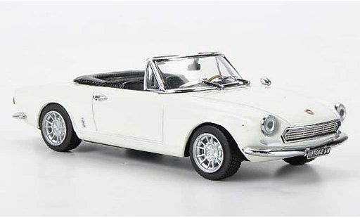 Fiat 124 Sport Spider 1/43 Vitesse AS blanco coche miniatura
