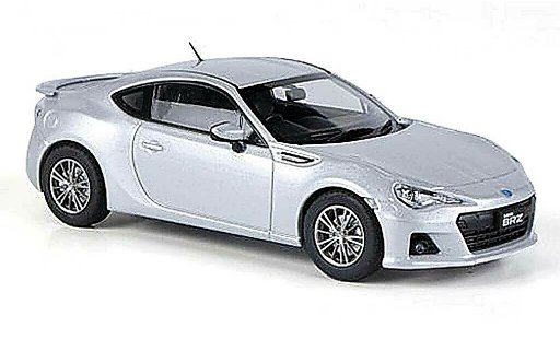 Subaru BRZ Base 1/43 Ebbro gris RHD 2012 coche miniatura
