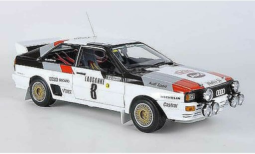 Audi Quattro a1 1/18 Sun Star No.8 Rally Monte Carlo 1983 S.Blomqvist/B.Cederberg coche miniatura