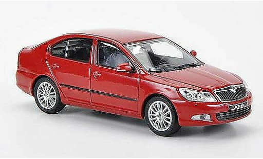 Skoda Octavia Base 1/43 Abrex rojo Corrida 2008 coche miniatura