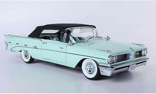 Pontiac Bonneville Convertible 1/18 Sun Star verde/negro 1959 coche miniatura