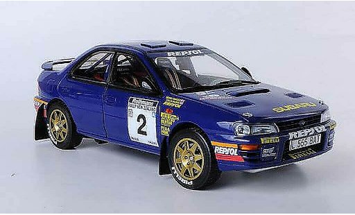 Subaru Impreza 555 1/18 Sun Star No.2 Winner Rally of New Zealand 1994 C.McRae/D.Ringer coche miniatura