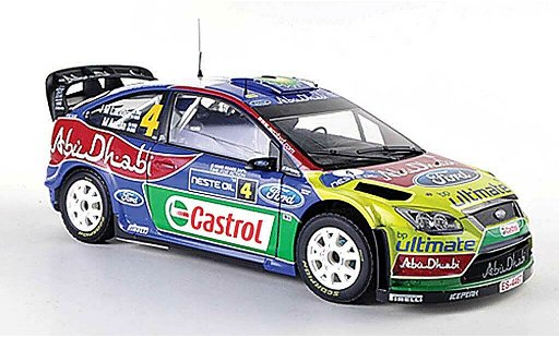 Ford Focus RS WRC 1/18 Sun Star 09 No.4 Rally Finnland 2010 J-M.Latvala/M.Attila coche miniatura