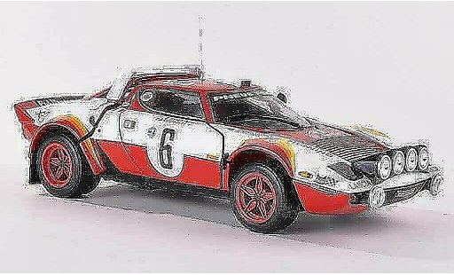 Lancia Stratos HF 1/18 Sun Star Rally No.6 Publimmo-Racing Rally Monte Carlo 1979 coche miniatura