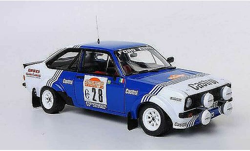 Ford Escort RS 1800 1/18 Sun Star No.28 Castrol A.Presotto / M.Perissutti Rally Sanremo 1981 coche miniatura