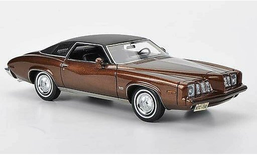 Pontiac Grand Am Base 1/43 American Excellence 2-portes Coupe marron/matenegro limitada edition 1973 coche miniatura