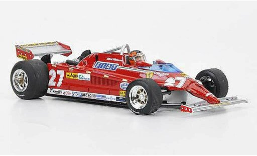 Ferrari 126 CK 1/43 Brumm Turbo No.27 G.Villeneuve GP Italien 30 Jahre coche miniatura