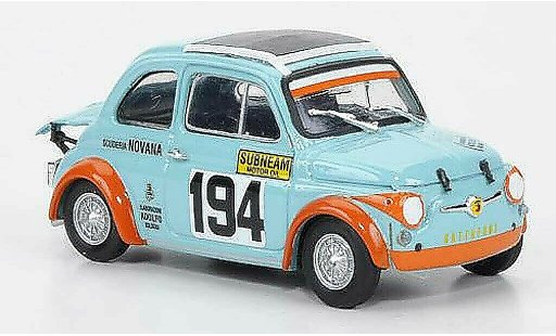 Fiat 595 Abarth 1/43 Brumm SS Gattafori 1971 No194 1971 coche miniatura
