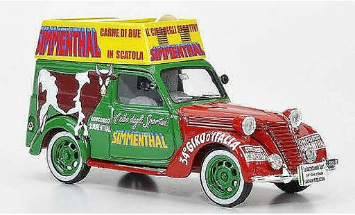 Fiat 1100 Furgone 1/43 Brumm E Dosenfleisch Simmenthal KUH Giro Italia 1951 coche miniatura