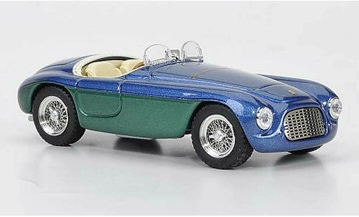 Ferrari 166 MM 1/43 Brumm azul Giovanni Agnelli Barchetta Touring coche miniatura