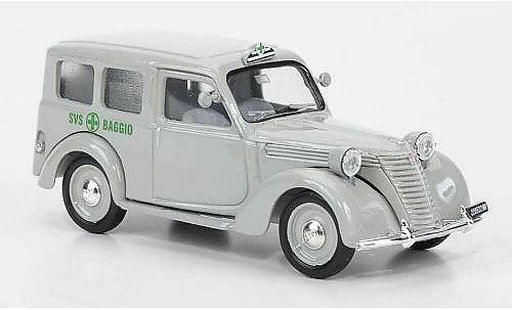 Fiat 1100 Berlina 1/43 Brumm verdees Kreuz SVS Baggio 1948-1950 coche miniatura