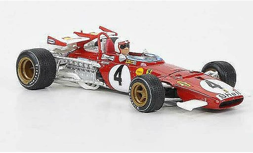 Ferrari 312 B 1/43 Brumm No.4 Regazzoni GP Italien + Fahrer 1970 coche miniatura