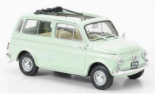Fiat 500 Giardiniera 1/43 Brumm Giardinieraverde 1960 coche miniatura