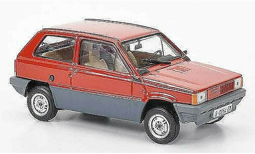 Fiat Panda 34/35 1/43 Brumm 35 rojo 1980 coche miniatura