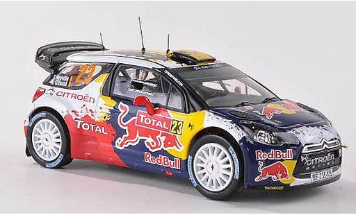 DS Automobiles DS3 WRC 2012 1/43 IXO No.23 Red Bull Rally Monte Carlo T.Neuville/N.Gilsoul coche miniatura