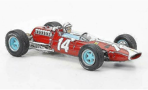 Ferrari 512 course 1/43 Brumm No.14 Pedro Rodriguez GP USA + Fahrer 1965 coche miniatura