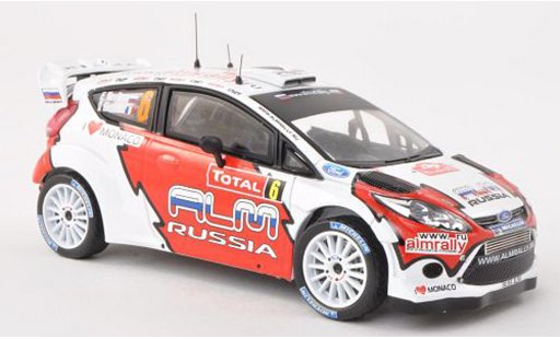 Ford Fiesta WRC 1/43 IXO No.6 ALM Russia Rally Monte Carlo 2012 E.Novikov/gris.Giraudet coche miniatura