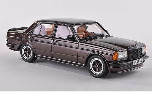 Mercedes 280 1980 1/43 Neo E (W123) AMG negro-brun coche miniatura