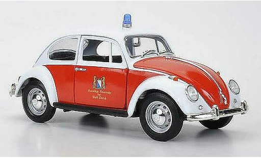 Volkswagen Kafer Base 1/18 Greenlight Bomberos Zurich (CH) 1967 coche miniatura