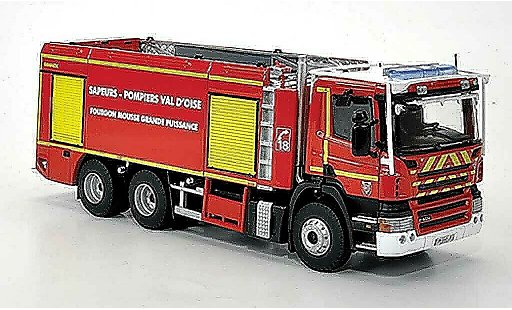Scania Serie R P400 1/43 Eligor GIMAEX 95 Sapeurs Bomberos - Val d'Oise Schaumloschfahrzeug coche miniatura