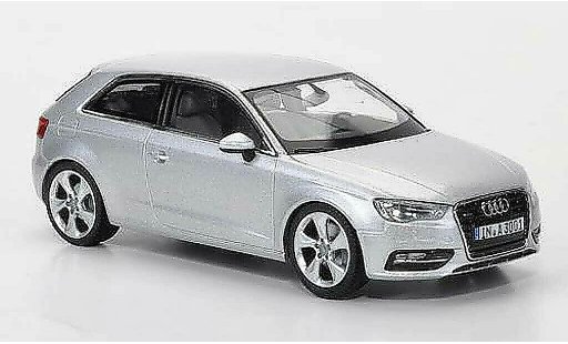 Audi A3 berline 1/43 Schuco gris 2012 coche miniatura