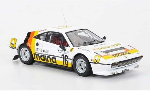 Ferrari 308 GTB 1/43 Best No.16 Maina Rally dei Laghi 1984 coche miniatura