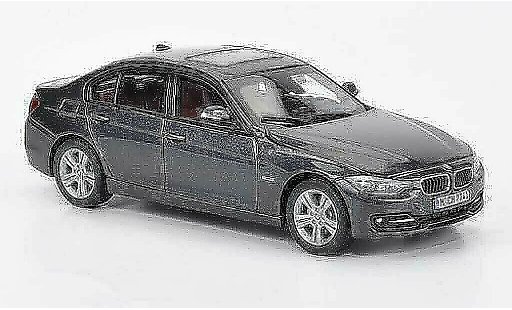 Bmw 330 berline 1/43 Hachette F30 (F30) gris 2012 coche miniatura