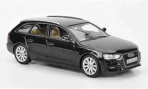 Audi A4 avant 1/43 Minichamps negro 2012 coche miniatura