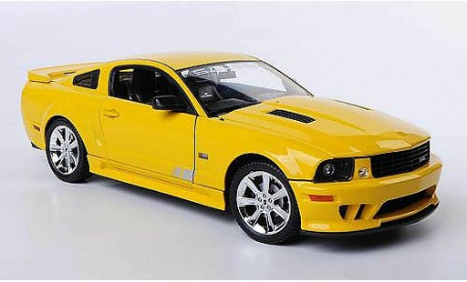 Saleen S281 E 1/18 Welly Mustang amarillo coche miniatura