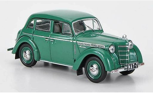 Moskwitsch 401 Base 1/43 IST Models verde 1955 coche miniatura