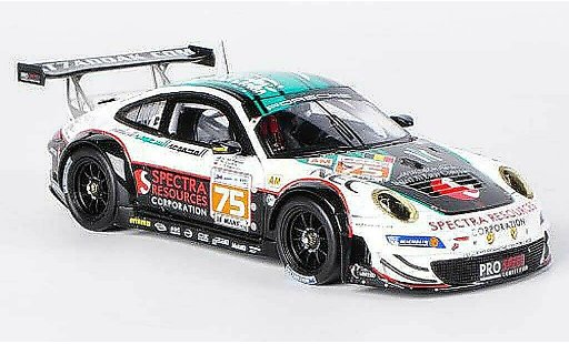 Porsche 911 GT3 RSR 1/43 Spark 2012 No.75 Prospeed Competition A.Al-Faisal / B.Curtis / S.Edwards 24h Le Mans coche miniatura