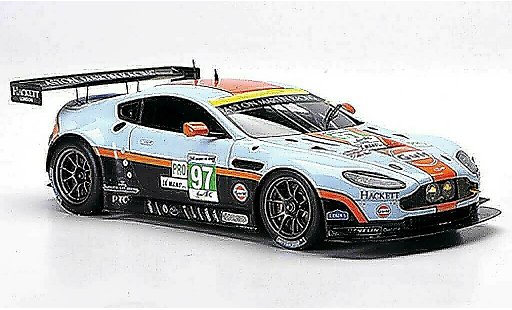 Aston Martin V12 Vantage vantage 1/43 Spark No.97 Gulf Racing 24h Le Mans 2012 coche miniatura