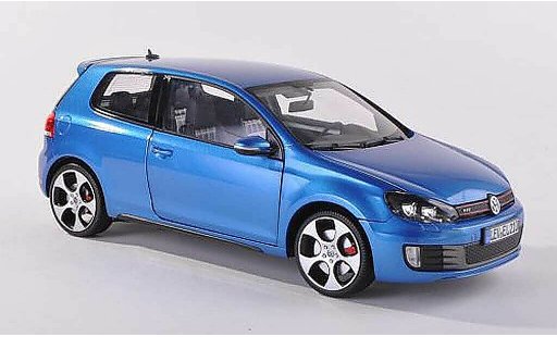 Volkswagen Golf GTI 1/43 Norev azul 2009 coche miniatura