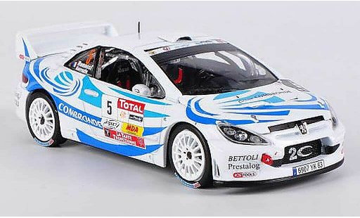 Peugeot 307 WRC 1/43 Vitesse No.5 2nd Rally du Var S.Sarrazin/J.Renucci coche miniatura