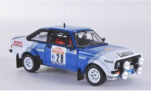 Ford Escort RS 1800 1/43 Vitesse MKII No.28 Castrol A.Presotto / M.Perissutti Rally Sanremo 1981 coche miniatura
