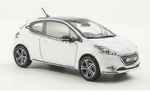 Peugeot 208 Base 1/43 Norev Ligne S blanco 2012 coche miniatura