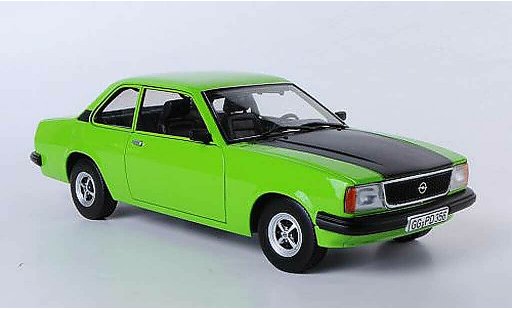Opel Ascona B SR 1/18 Sun Star verde/negro coche miniatura